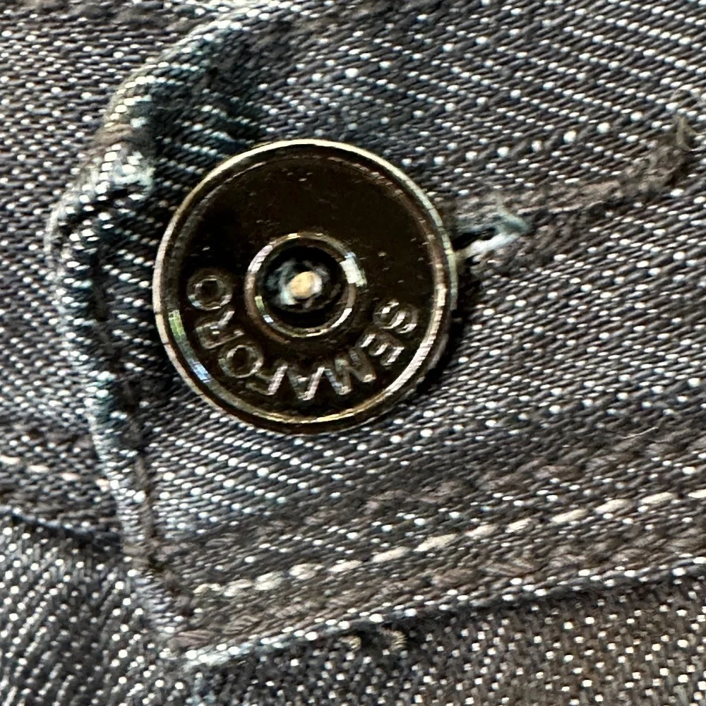 Semaforo Guido Dark Wash Button Fly Y2K Jersey Shore Streetwear Jeans